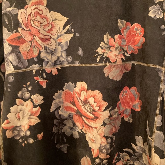 Solitaire for Anthropologie Faux Suede Duster - Picture 3 of 6